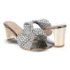 AXIUM Women Casual/Wedding Heel Sandals (GRAY)