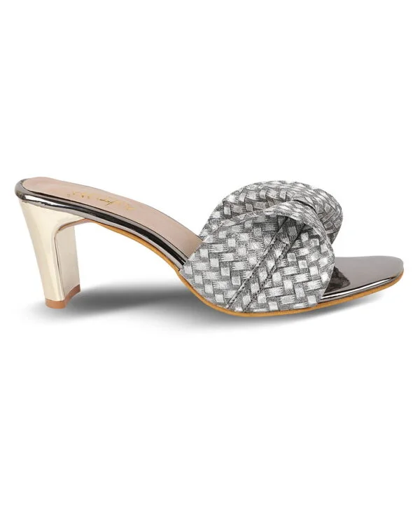 AXIUM Women Casual/Wedding Heel Sandals (GRAY) - Image 2