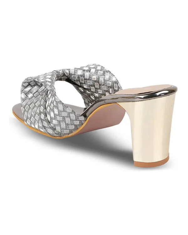 AXIUM Women Casual/Wedding Heel Sandals (GRAY) - Image 3