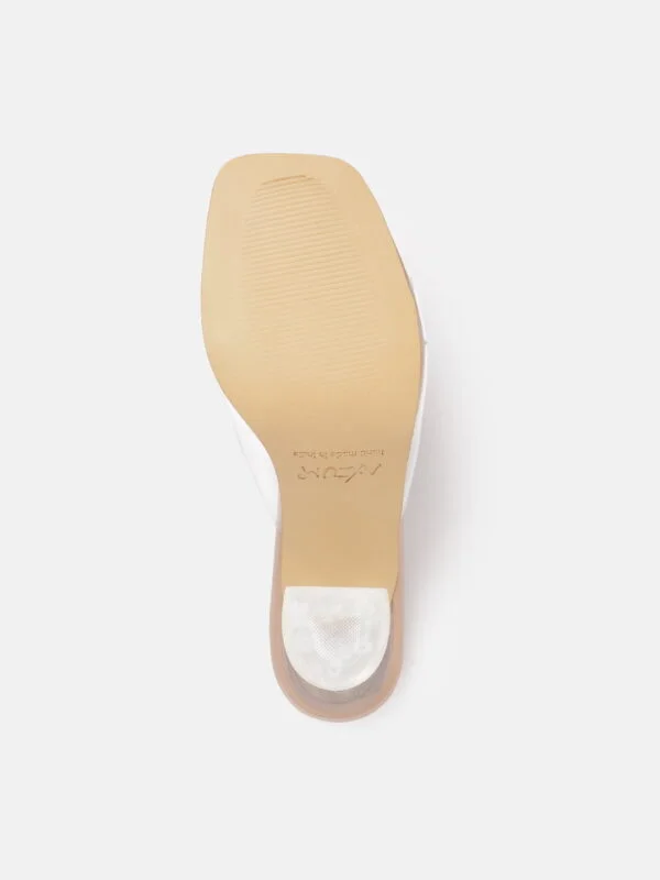 AXIUM Nude Biege Transparent (Clear) Hourglass Heels , 3.5Inch - Image 4