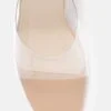AXIUM Nude Biege Transparent (Clear) Hourglass Heels , 3.5Inch - Image 6