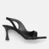 AXIUM Women's Black SATIN Slim Heels , 3-Inch (SAN209) - Image 3