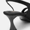AXIUM Women's Black SATIN Slim Heels , 3-Inch (SAN209) - Image 5