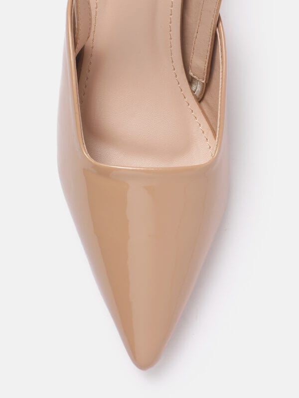 AXIUM Women's Beige Heel Pumps, 2inch (BLY223) - Image 5