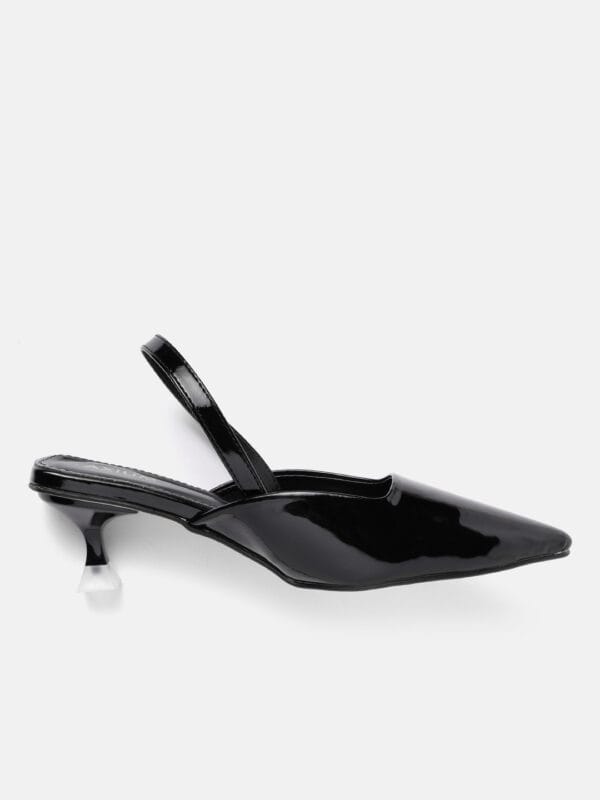 AXIUM Women's Black Heel Pumps, 2inch (BLY223) - Image 4