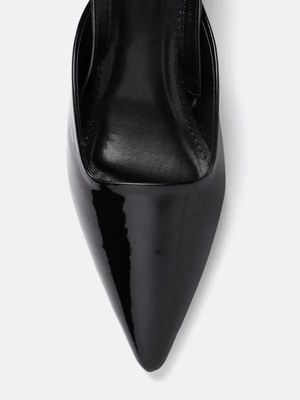 AXIUM Women's Black Heel Pumps, 2inch (BLY223) - Image 6