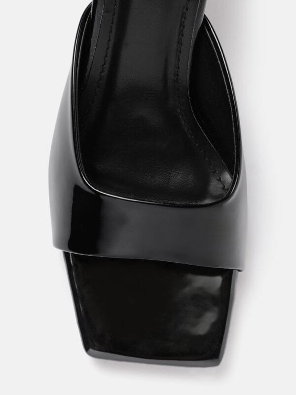 AXIUM Women's Black Slim Heel Sandals  , 3-Inch (SAN215) - Image 3
