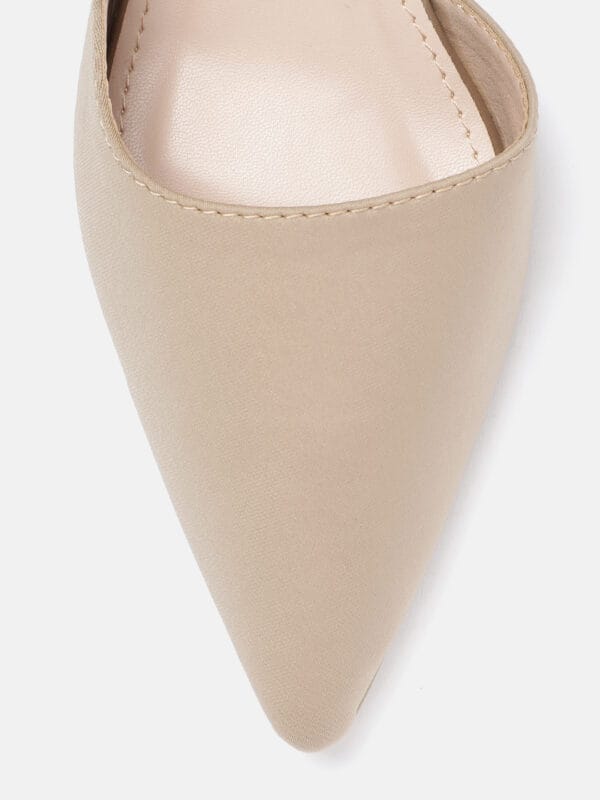 AXIUM Women's Nude Beige Heel Pumps, 2inch (BLY227) - Image 5