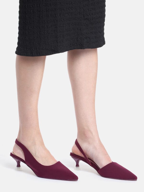 AXIUM Women's Maroon Heel Pumps, 2inch (BLY227)