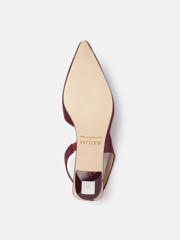 AXIUM Women's Maroon Heel Pumps, 2inch (BLY227) - Image 4